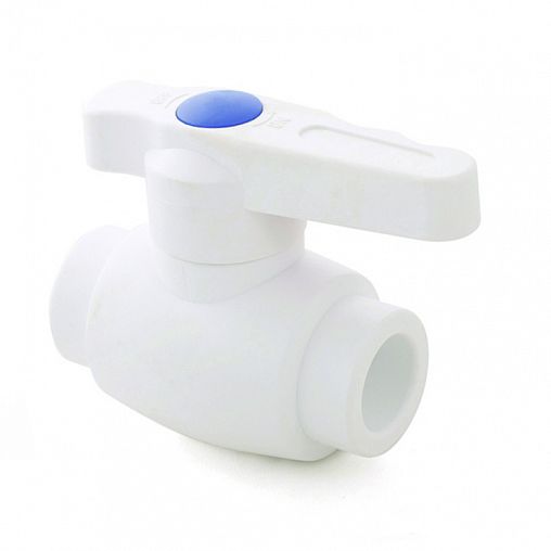 FAF Кран шаровый 20 латунный шар белый ППР Казахстан