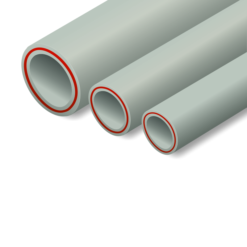 FAF Труба  20*2,8 PN20 армированная стекловолокном ППР серая Казахстан