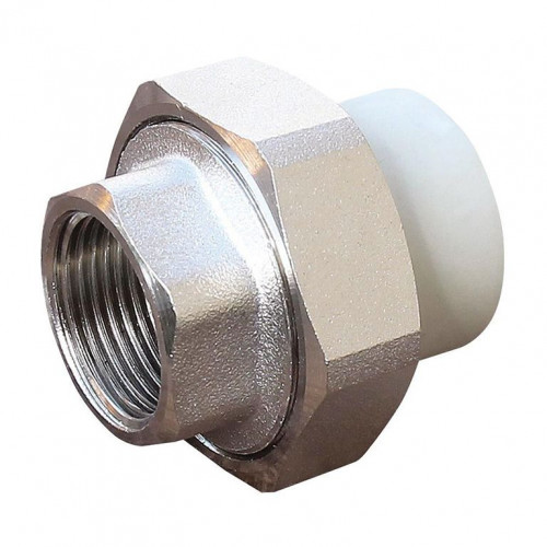 U Разборное соединение (американка)  40*1.1/4" резьба внутренняя серое ППР