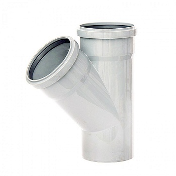 FAF Тройник канализационный  50/50/45* ПВХ