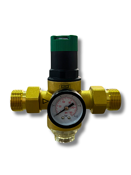 FAF Фильтр самопромывной с редуктором давления  1/2" для холодной воды 