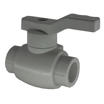 FAF Кран шаровый 40 латунный шар серый ППР C