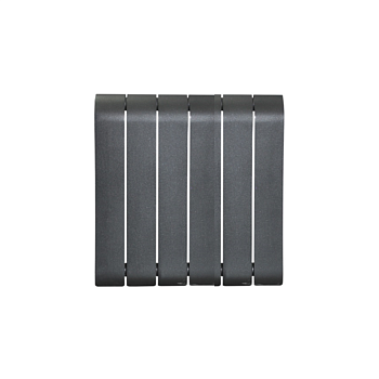 ANDROMEDA алюминий радиаторы 6 бөлім қара