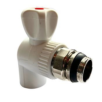 FAF радиатор краны 20 * 1/2 бұрыштық вентильді Eco сұр ППР Қазақстан