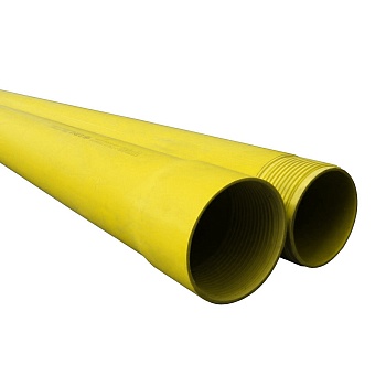 ПВХ сважиналарына арналған корпус құбыры 125 5 мм yellow 3 м